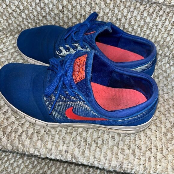 Nike STEFAN JANOSKI SB AIR MAX Game Royal Hyper Punch (467) Men's Shoes 10 used - Picture 4 of 8
